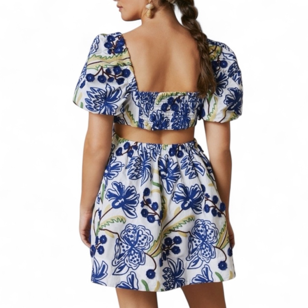 Floral Embroidered anthropologie dress - Picture 2 of 7